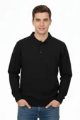Erkek Polo Yaka Cepli Selanik Sweatshirt Regular Kalıp BGL-ST04872 thumbnail 1