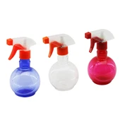 350ML RENKLİ ŞEFFAF TOMBUL - PLASTİK BOŞ SPREY PÜSKÜRTÜCÜ ŞİŞE (5314) - 1