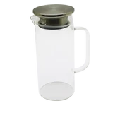 1.2LT - YUVARLAK CAM SÜRAHİ - SÜZGEÇLİ METAL KAPAK BOROSİLİKAT - TERMİSİL ISIYA DAYANAKLI (5314) - 1