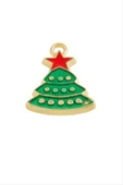 Yılbaşı Ağacı Mineli Kolye Ucu 1 Adet - 2