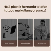 ShopyTech Metal 360° Uzun Kol Tablet/Telefon Standı Kelepçeli Masa/Yatak Başlığı Tutucu 6¨-12.9¨Uyumlu thumbnail 7