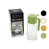 2İN1=SPREYLİ - AKITMALI CAM YAĞDANLIK 450ML KİLİTLİ KAPAKLI - SÜRAHİ MODELİ (5314) - 1