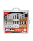 9 PARÇA MATKAP UCU SETİ BETON - METAL - AHŞAP - 5-6-8MM (5314) - 1