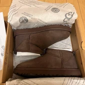 Günlük Kadın Kahverengi Bot Kalın Taban Ultra Mini Süet Bot Kışlık Bootie thumbnail 2