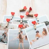 Kırmızı Kalpli Minik Ahşap Mandal thumbnail 6