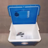 25 Litre 12v Oto Buzdolabı Termos- Portatif, Elektrikli, Oto Şarj Kablolu( 1050 Thermoelectric Cooler 12v.) thumbnail 3