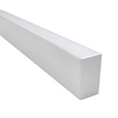 LED Kanal Profil Alüminyum Kasa 1 Metre 85x85mm Linear Opak Pleksi Yan Kapak Sarkıt LED Kasa 8413 thumbnail 3