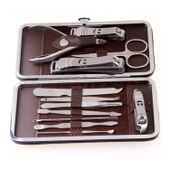 Çantalı Manikür Pensi Profesyonel ve Manikür Pedikür Seti 13 Parça Tırnak Eti İtici Ve Cımbız (5314) - 4