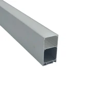 LED Kanal Profil Alüminyum Kasa 1 Metre 85x85mm Linear Opak Pleksi Yan Kapak Sarkıt LED Kasa 8413 thumbnail 1