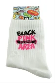 Black Pink Kolej Çorap 8*28 - 1