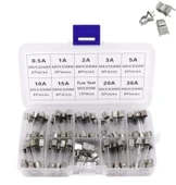 Cam Sigorta Seti 6x30 mm 72 Adet 9 Çeşit 250V Kutulu thumbnail 1