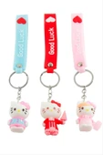 Kedi Çzgflm Karakteri Silikon Anahtarlık - 1