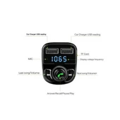 Bluetooth Fm Transmitter Car X8 thumbnail 3
