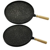 ÇİFT TARAFLI DÖKÜM GRANİT BAZLAMA - GÖZLEME TAVASI 36CM (5314) - 1