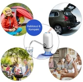 Kampta Piknikte Yazlıkta Şarjlı Damacana Otomatik Su Pompası thumbnail 1