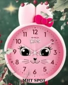 Gülen Kedi Figürlü Duvar Saati thumbnail 3