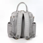 M&Y Kitty Deri Anne Bebek Bakım Sırt Çantası 7271 Gri thumbnail 4