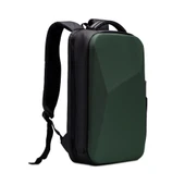 Classone GA-0017 Guntlet V1 Sert Kabuk Serisi 15.6 inch Uyumlu WTX Pro Su Geçirmez Kumaş Laptop Çantası  Yeşil thumbnail 1