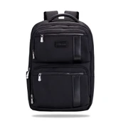 Classone BP-BS100 Business VIP B1 - Serisi 15.6' WTX Pro Su Geçirmez Kumaş Laptop Sırt Çantası-Siyah thumbnail 3