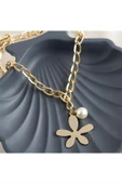 Çiçek Lüx Zincir Kolye - 2