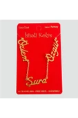 Kişiye Özel Üç İsim Yazılı Kolye - 3