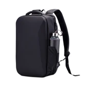 Classone GA-0010 Guntlet V1 Sert Kabuk Serisi 15.6 inch Uyumlu WTX Pro Su Geçirmez Kumaş Laptop Çantası  Siyah thumbnail 1