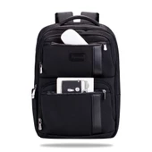 Classone BP-BS100 Business VIP B1 - Serisi 15.6' WTX Pro Su Geçirmez Kumaş Laptop Sırt Çantası-Siyah thumbnail 1