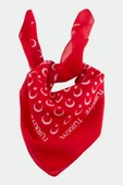 Ay Yıldız Desenli Bandana 50*50 - 1