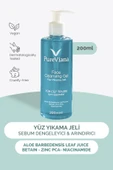 PureViana Yüz Temizleme Jeli 200ML - Aloe Vera + Niacinamide + Bha - Siyah Nokta & Akne Karşıtı, Gözenek Temizleyici thumbnail 1