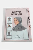 Çıtçıtlı Fular Şal - 1