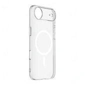 iPhone 17 Air Kılıf IC Çipli M-Safe Şarj Özellikli Şeffaf Kamera Çerçeveli Toledo Kılıf thumbnail 4