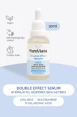 PureViana Double Effect Serum 30ML - AHA-BHA + Niacinamide + Hyaluronik Asit - Aydınlatıcı, Gözenek Sıkılaştırıcı, Ton Eşitleyici thumbnail 1