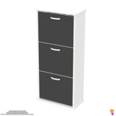 Modilayn VARBİ Asma Kapı Önü 52x 115x 26 cm’ lik 3 Düşer Kapak 6 Göz Bölmeli Ayakkabılık thumbnail 6