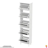 Modilayn VARBİ UMAY' 2 Li Kapı Önü 52x205x26 cm’ lik 5 Düşer Kapak 10 Göz Bölme Ayakkabılık thumbnail 7