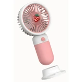 Sevimli Tasarımlı Telefon Tutuculu El Fanı thumbnail 3