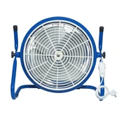 Ayas AKREP Retro Yer Tipi Sanayi Vantilatörü - Mavi thumbnail 5