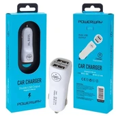 Powerway X-777 Çift Usb'li 2.1 Amper Çakmaklık Araç Şarj Cihazı thumbnail 3