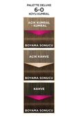 Palette Saç Boyası Delüx Eşsiz Yağ Bakımı 6 - 0 Koyu Kumral 50 ml thumbnail 5
