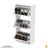 Modilayn VARBİ Asma Kapı Önü 52x 115x 26 cm’ lik 3 Düşer Kapak 6 Göz Bölmeli Ayakkabılık thumbnail 5