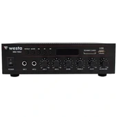 Westa Wm-750u 80 Watt 100v-70v Mini 4-16 Ohm Usb-sd-bluetooth 2 Mikrofon Girişli Trafolu Anfi thumbnail 2