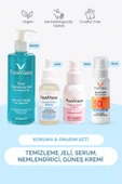 PureViana Cilt Bariyerini Güçlendiren Koruma & Onarım Seti - 4’lü - Temizleme, Serum, Nem, Spf thumbnail 1