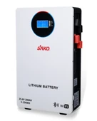 SAKO - İnges 25.6 VOLT 200 AMPER LİTYUM AKÜ - 5.12 KWH 24 VOLT 200 AMPER LİFEPO4 AKÜ thumbnail 2