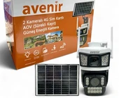 Avenir AV-S425 6MP 2 Kameralı AOV 4G Sim Kartlı Solar Kamera 16000 mah Batarya thumbnail 7