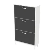 Modilayn VARBİ Kapı Önü 72x 127x 26 cm’ lik 3 Düşer Kapak 6 Göz Raf Bölmeli Ayakkabılık thumbnail 8