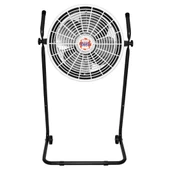 Ayas DEVEKUŞU Retro Tekerlekli Sanayi Tipi Vantilatör - Füme thumbnail 3