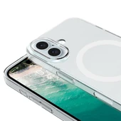 iPhone 17 Kılıf IC Çipli M-Safe Şarj Özellikli Şeffaf Kamera Çerçeveli Toledo Kılıf thumbnail 3