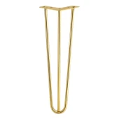 Masa ve Sehpa Ayağı Tekli Dayanıklı Mobilya Yükseltici Destek Modeli 71 cm Gold Altın Metal thumbnail 6