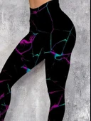 Lucky Life Kadın Yüksek Bel Renk Detaylı Dalgıç Tayt thumbnail 1