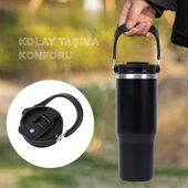 Bluetooth Hoparlörlü Paslanmaz Çelik Termos Bardak 600 ml -Pipetli ,Çift Kullanımlı Kapak thumbnail 12