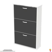 Modilayn VARBİ Asma Antre 72x 115x26 cm’lik 3 Düşer Kapak 6 Göz Bölmeli Ayakkabılık thumbnail 7